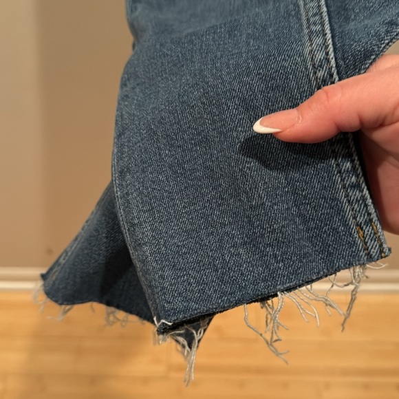 Re/Done 90s High Rise Ankle Crop Jeans 24 - Picture 6 of 8